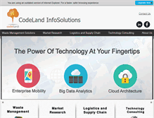 Tablet Screenshot of codeland.in